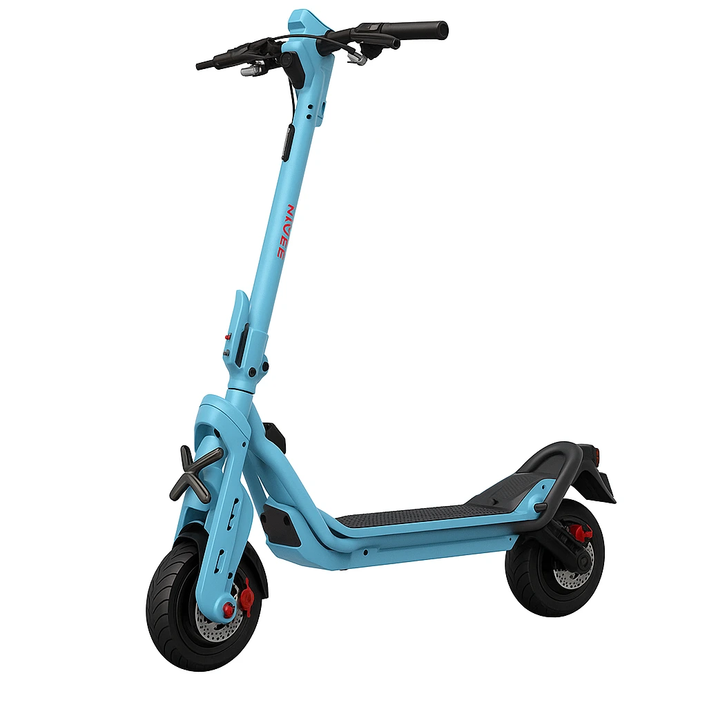 trottinette électronique tout-terrain Wikii bleue